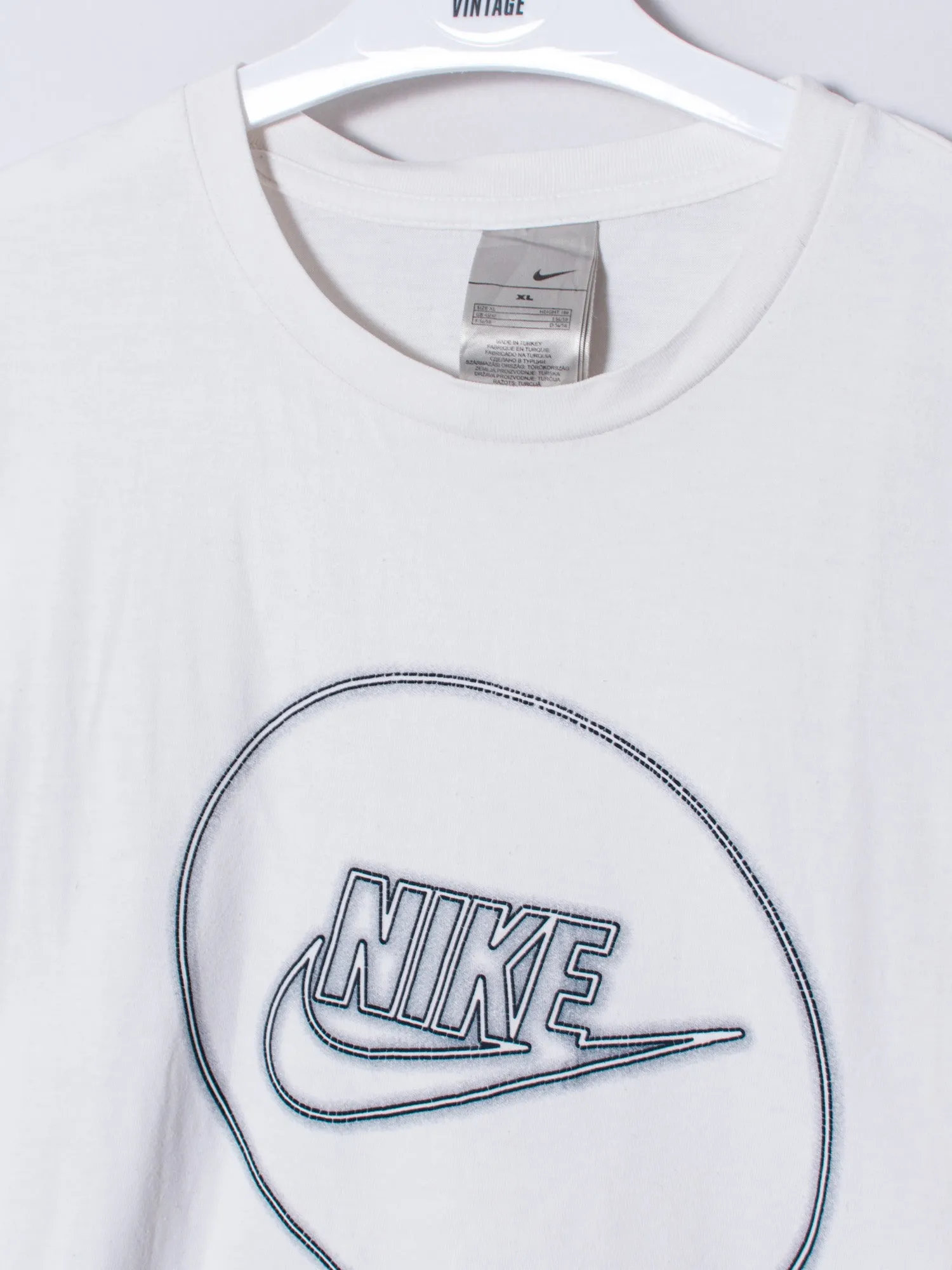 Nike White Cotton Tee