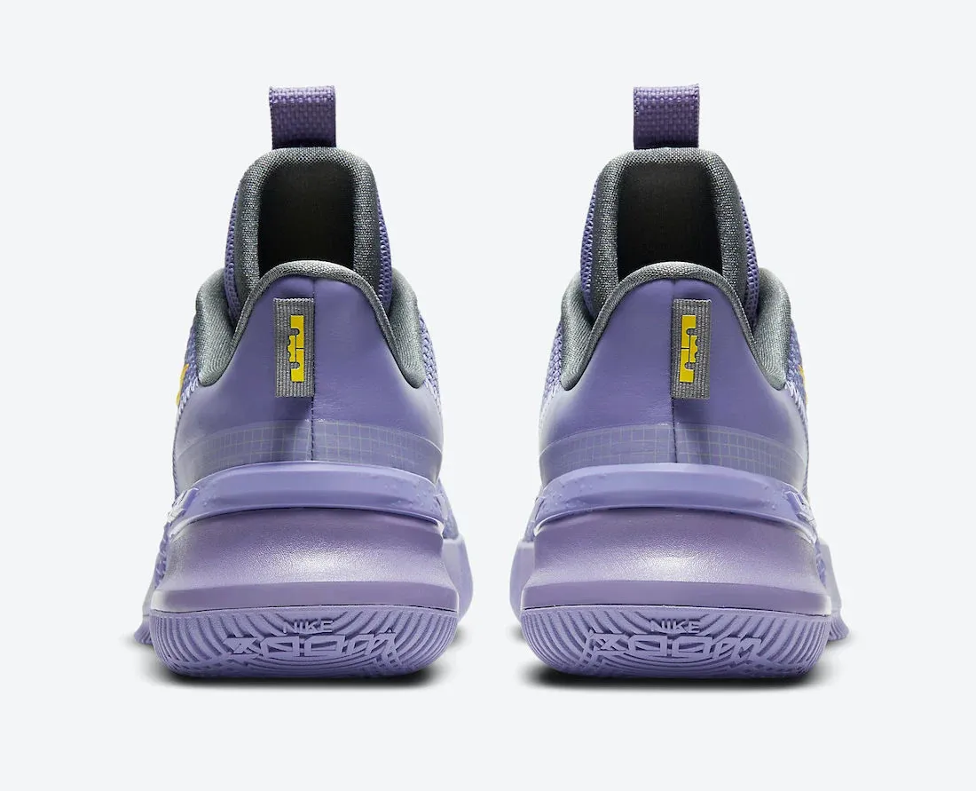 Nike Zoom LeBron Ambassador 13 Lakers Dark Purple Smoky Ash Speed Yellow CQ9329-500