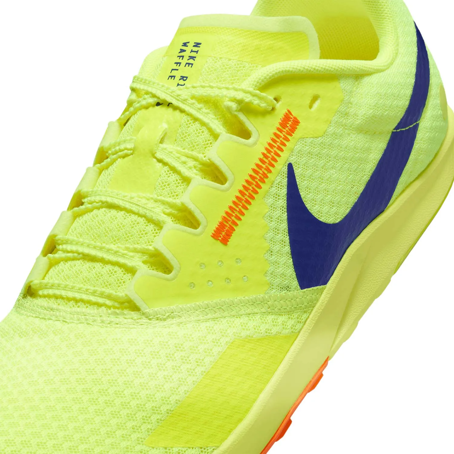 Nike Zoom Rival Waffle 6 Volt Concord Total Orange shoes.