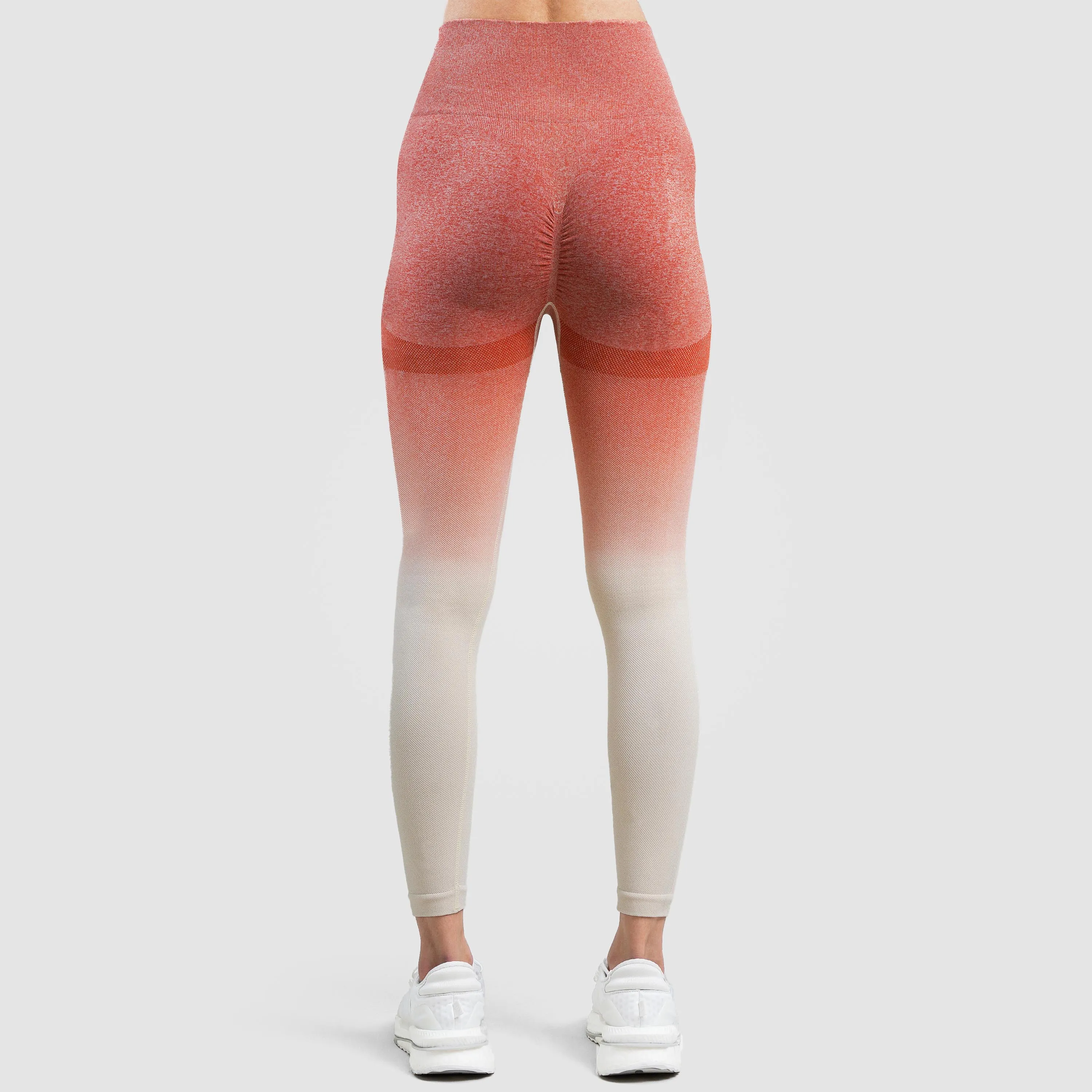 Orange Gradient Seamless Leggings