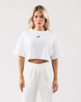 Origin Crop - White / Silver