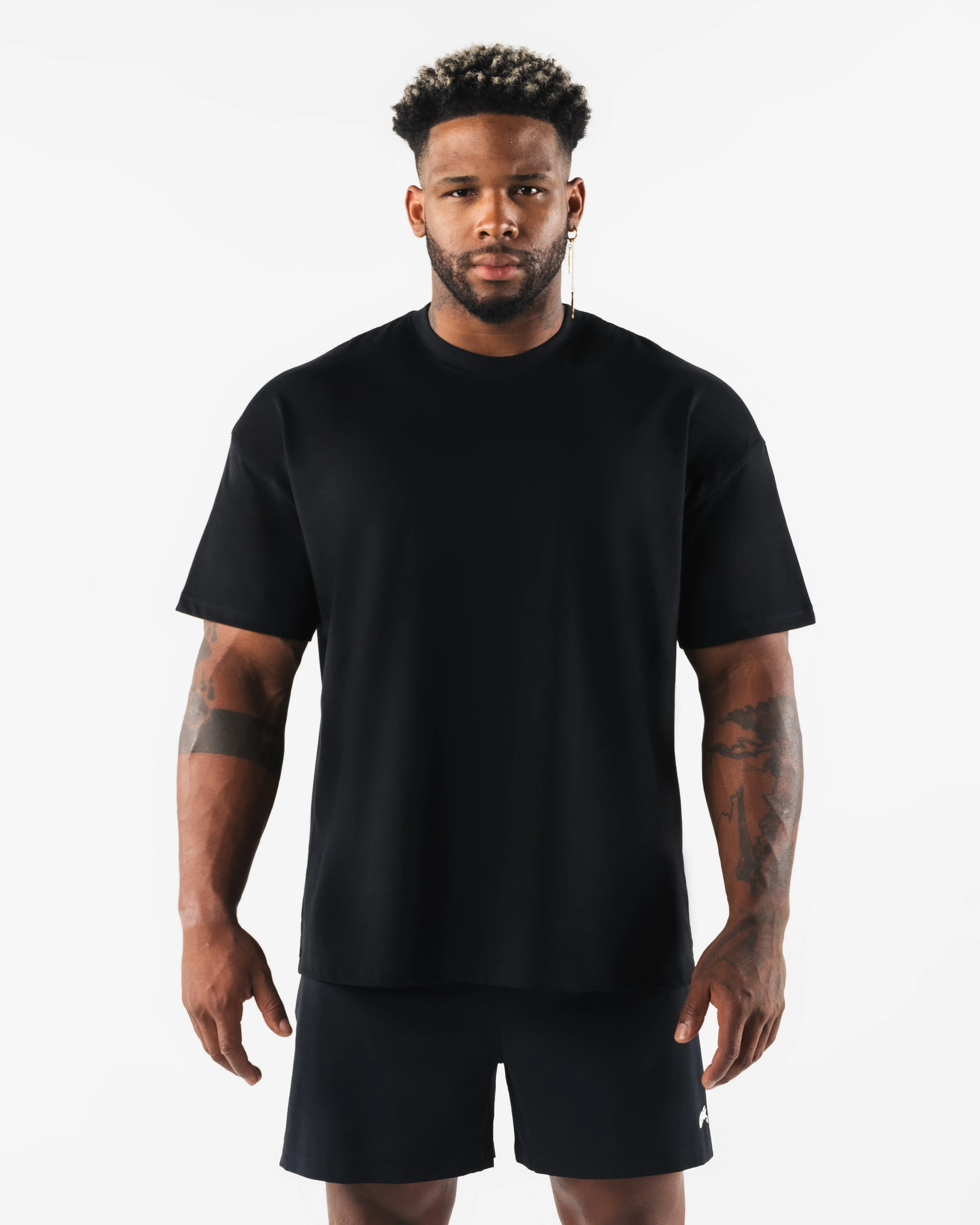 Particle Tee in Black