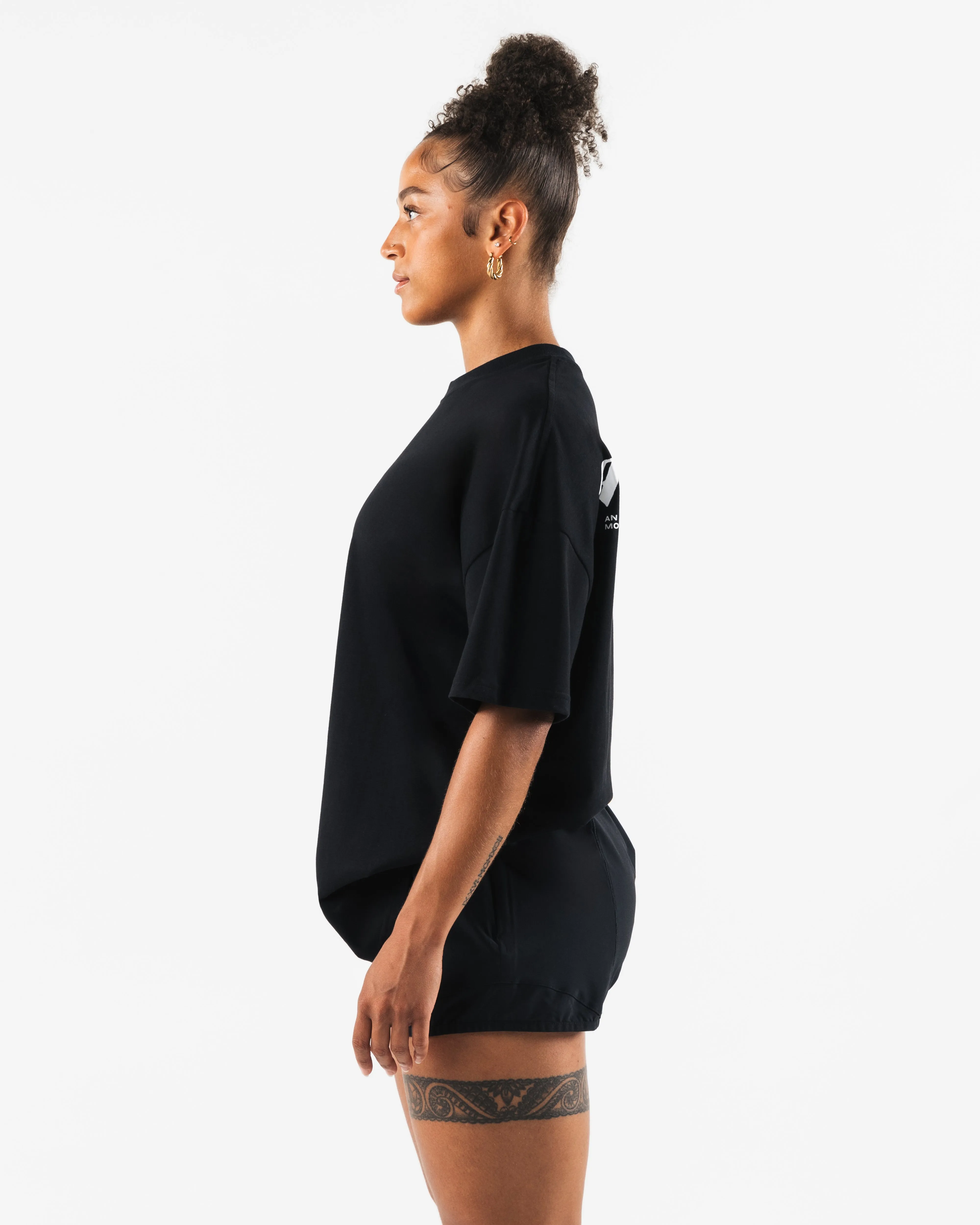 Particle Tee in Black