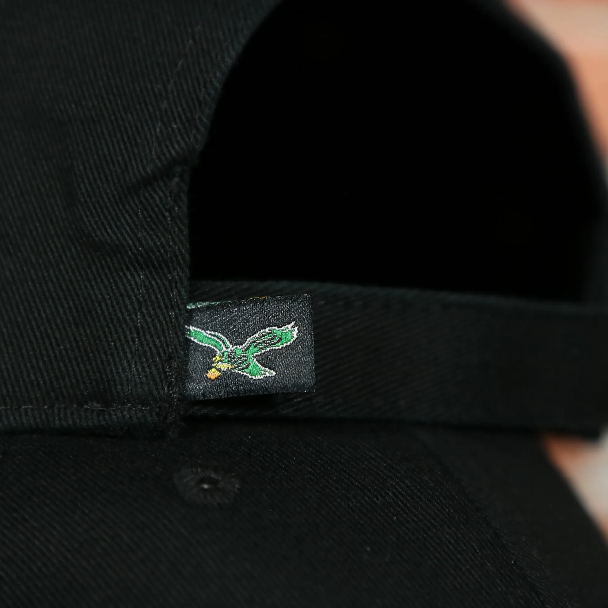 Philadelphia Eagles throwback black adjustable hat