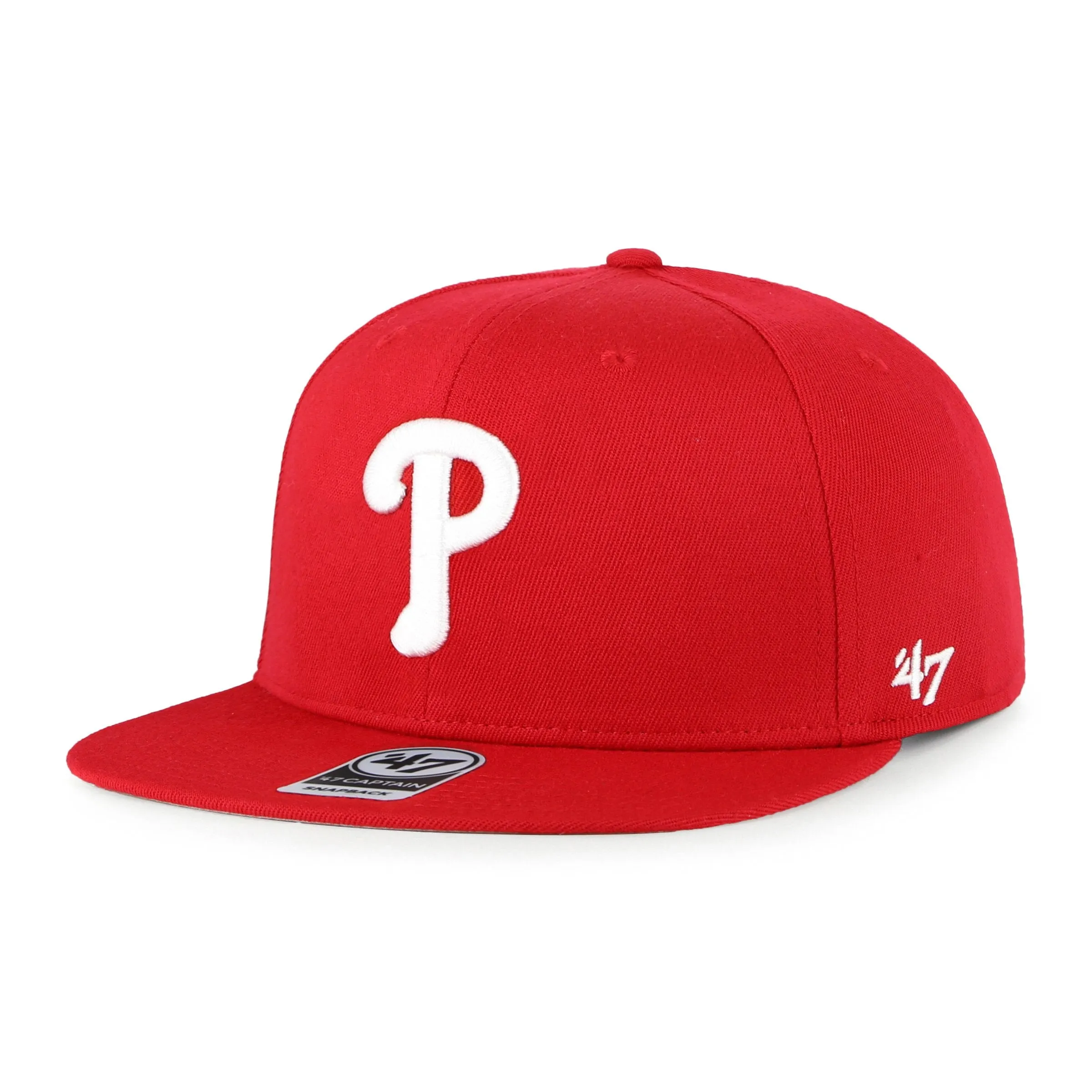 Philadelphia Phillies Gray Bottom Red Snapback Cap