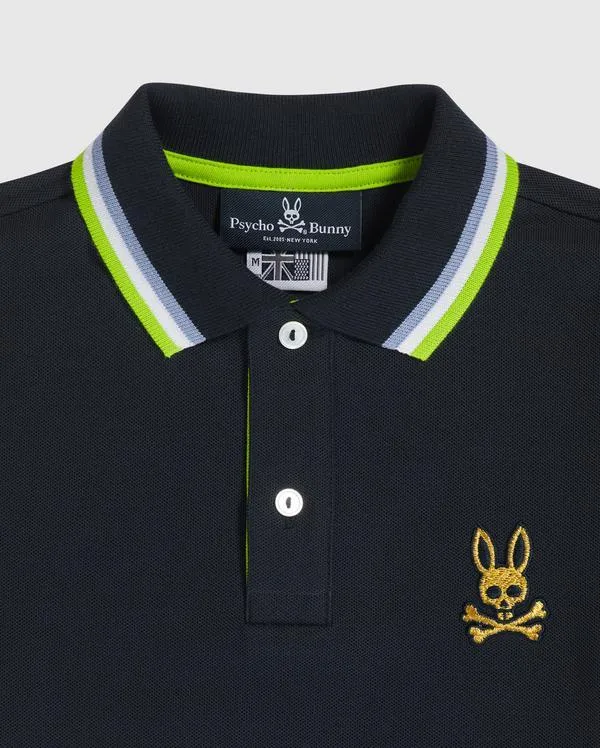 Psycho Bunny Navy Polo Shirt - Men's ST Barts Collection