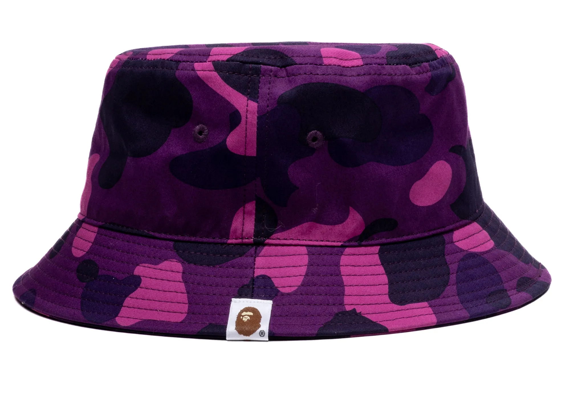 Purple Bathing Ape Color Camo Bucket Hat