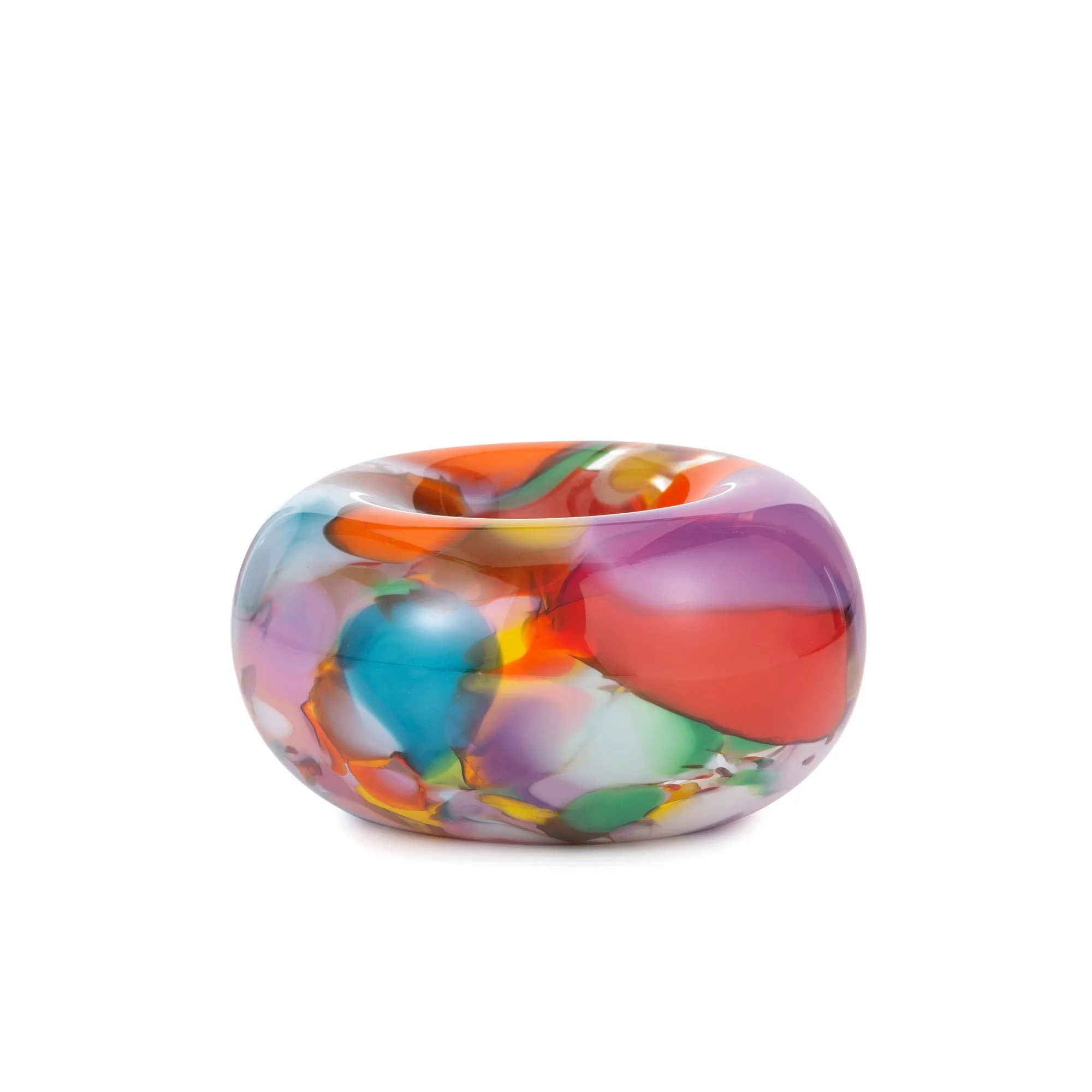 Rainbow Bubble Glass Catchall