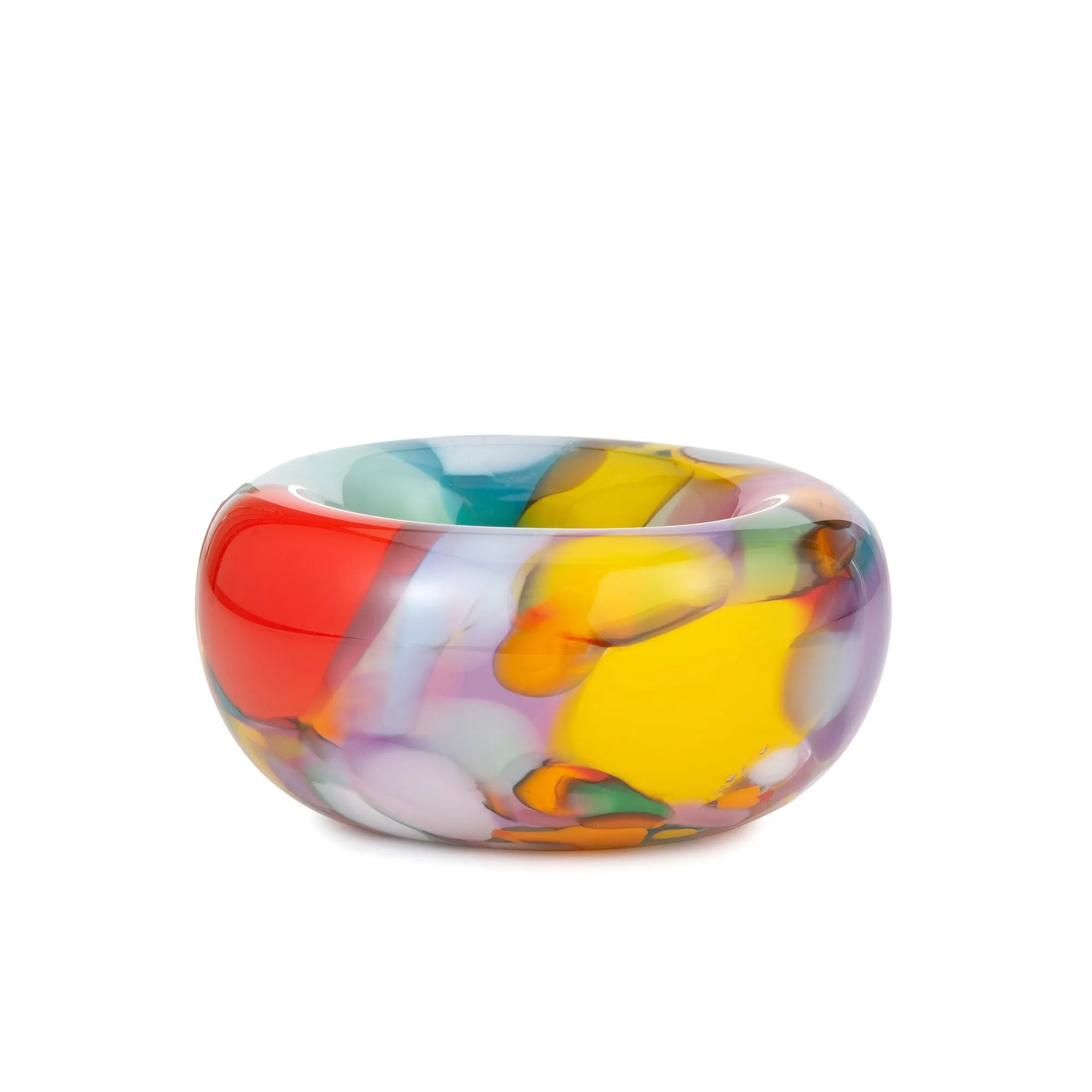 Rainbow Bubble Glass Catchall