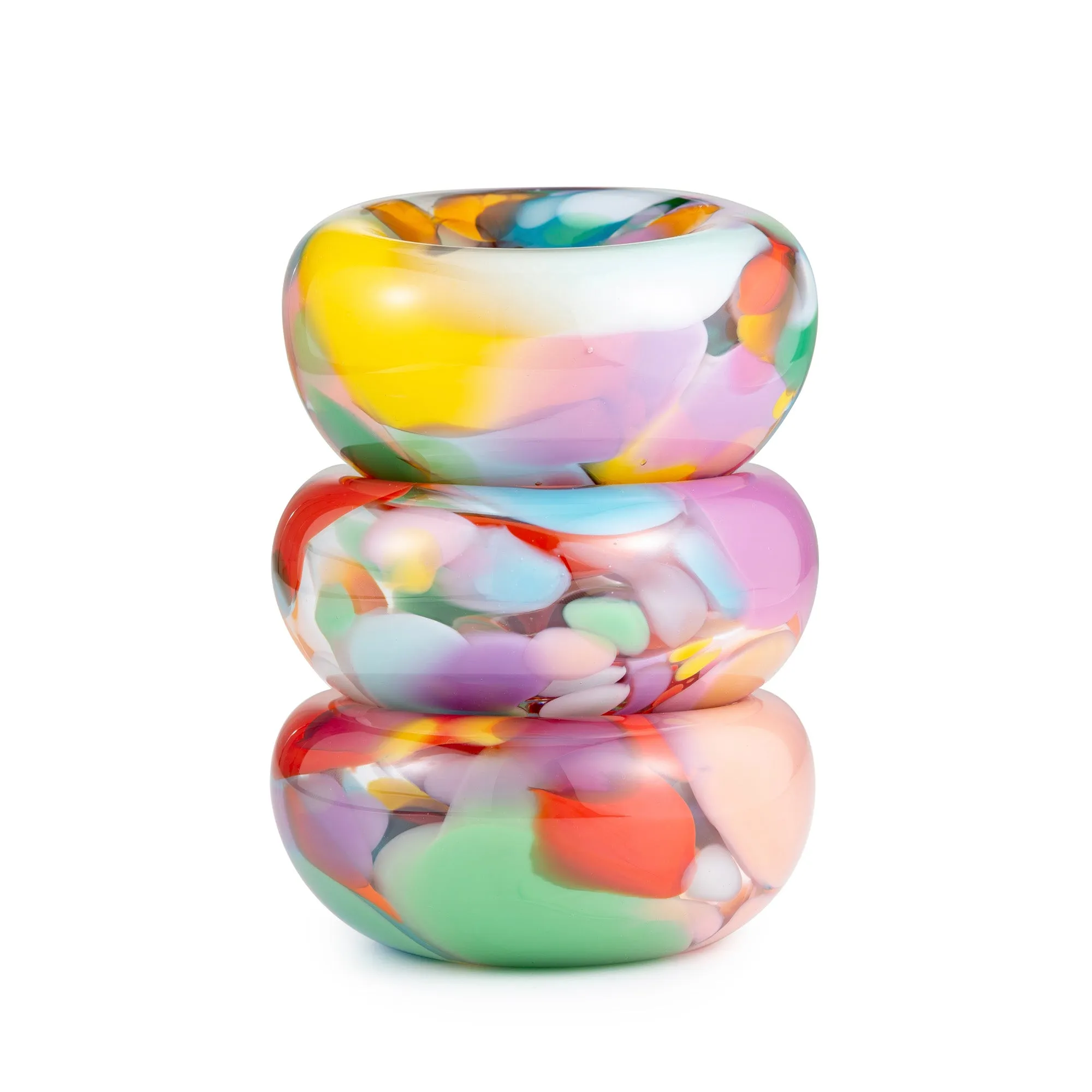 Rainbow Bubble Glass Catchall