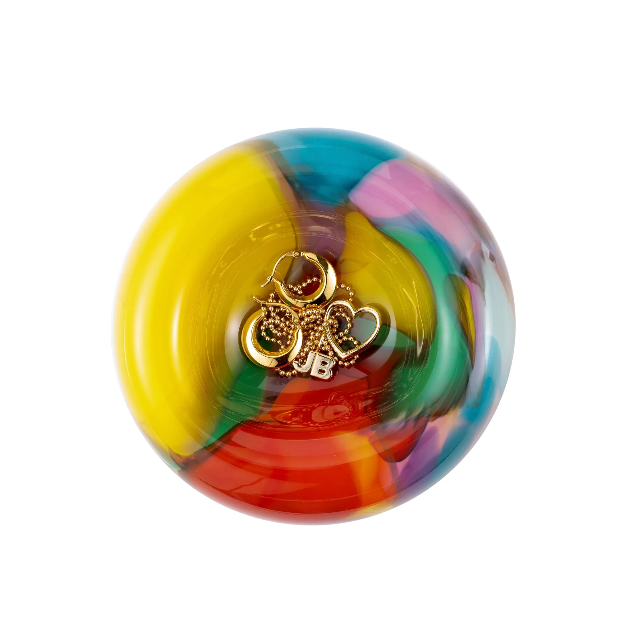 Rainbow Bubble Glass Catchall