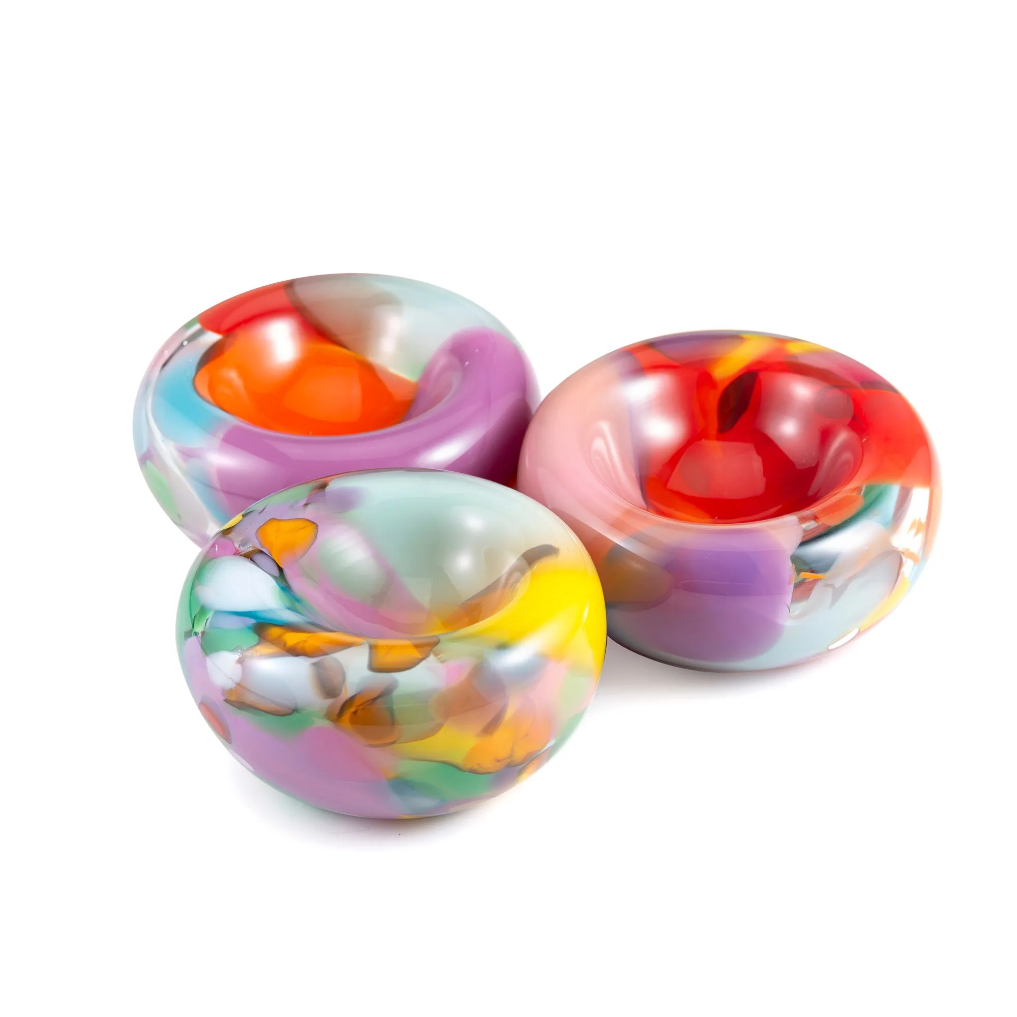 Rainbow Bubble Glass Catchall