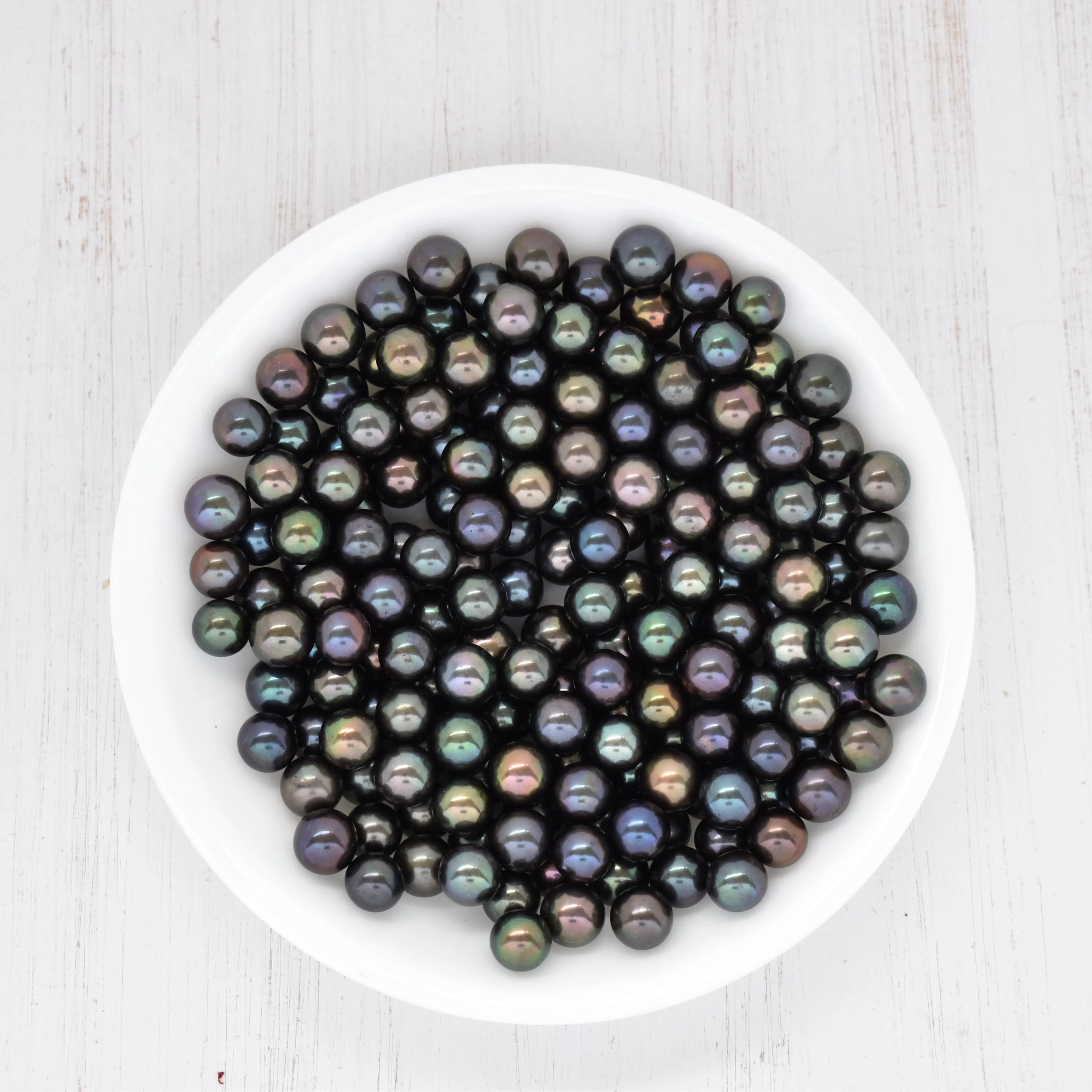 Rainbow Pearl Stud Earrings