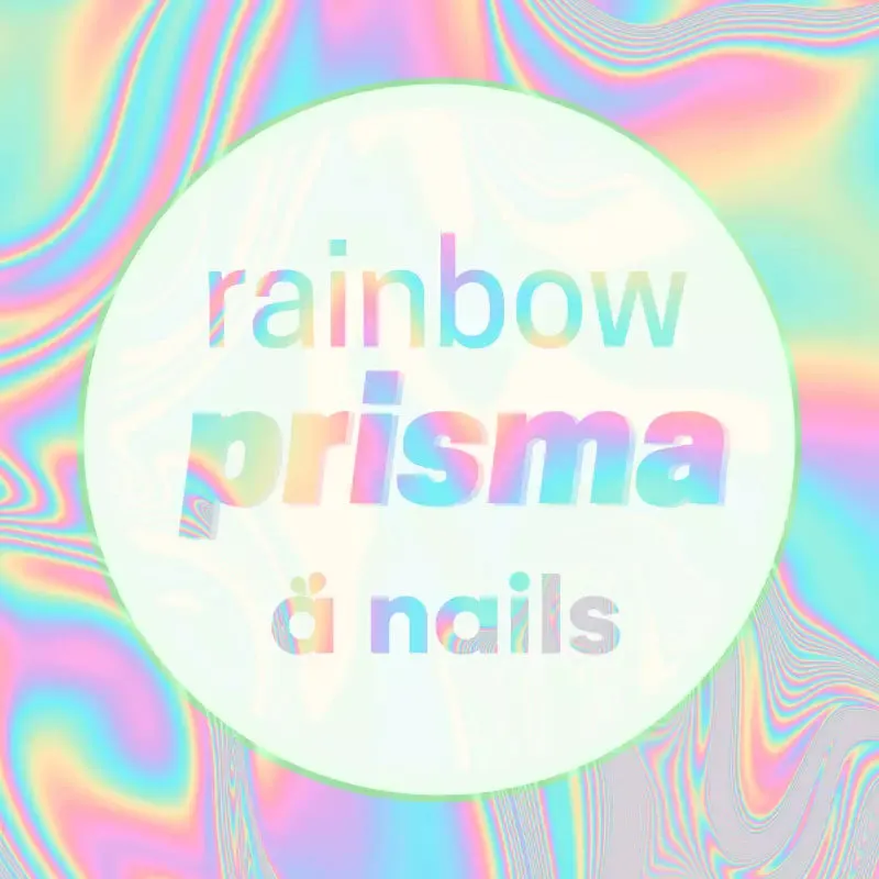 Rainbow prisma holográfico