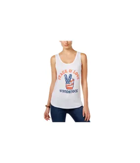 Retro Brand Womens Peace & Love Tank Top