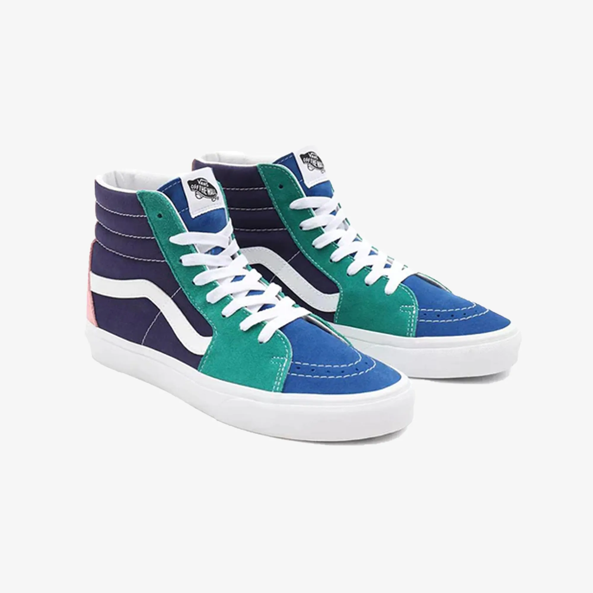 Retro Court Sk8-Hi Green White Blue