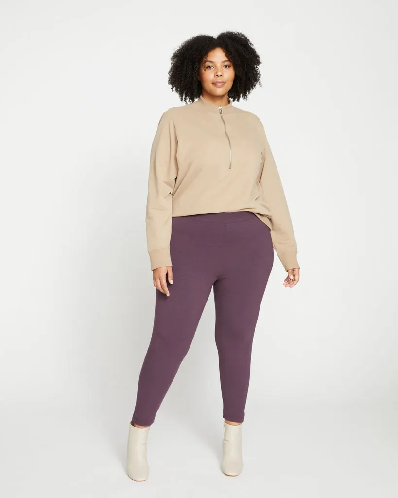 Roya Cropped Leggings 23 Inch - Faded Plum