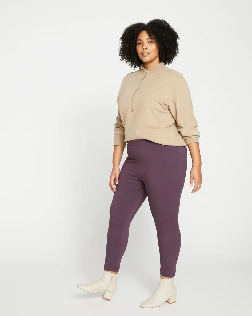 Roya Cropped Leggings 23 Inch - Faded Plum