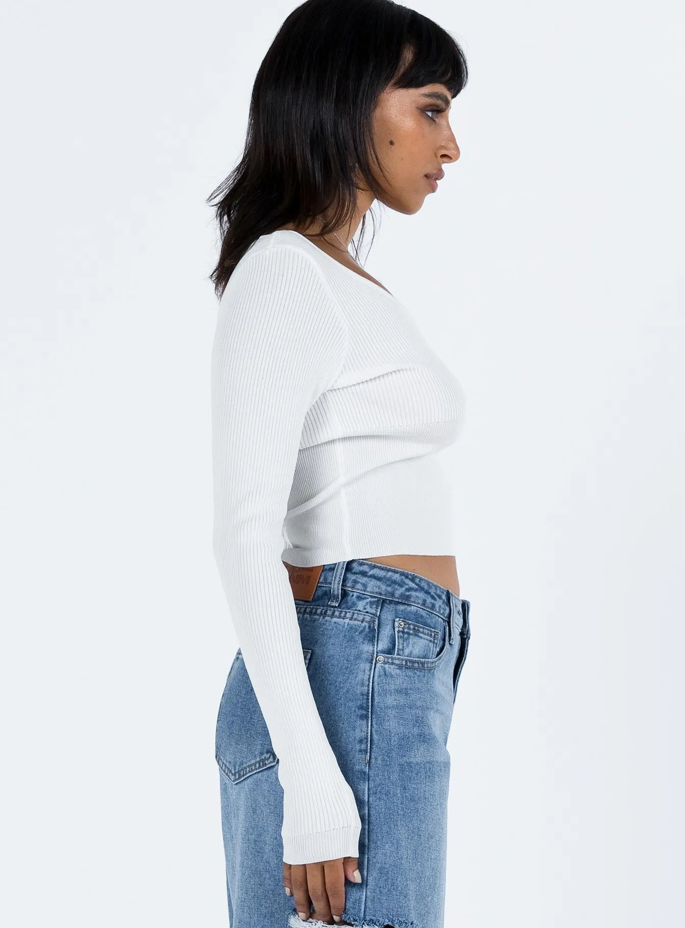 Shermont Long Sleeve Top Ivory