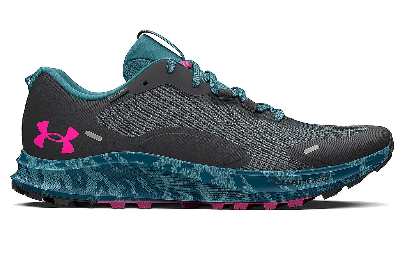 shoes Under Armour Charged Bandit Trail 2 SP - Jet Gray/Still Water - women´s