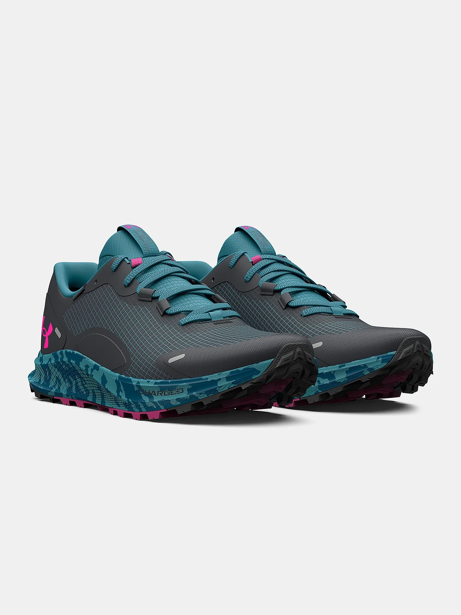 shoes Under Armour Charged Bandit Trail 2 SP - Jet Gray/Still Water - women´s