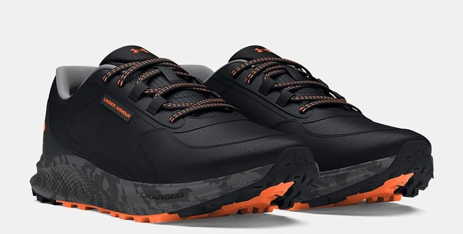 shoes Under Armour Charged Bandit Trail 3 - Black/Orange Blast - men´s