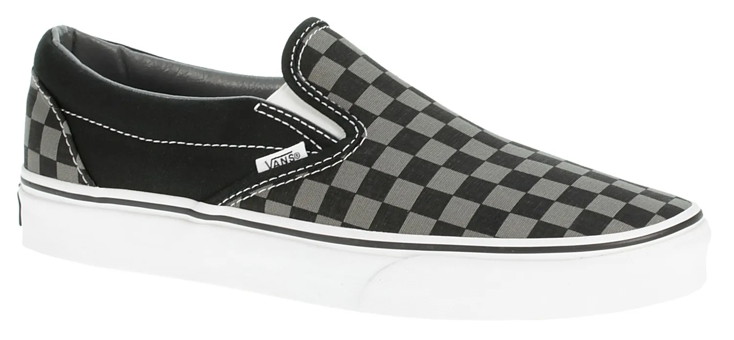 shoes Vans Classic Slip-On - Black/Pewter Checkerboard