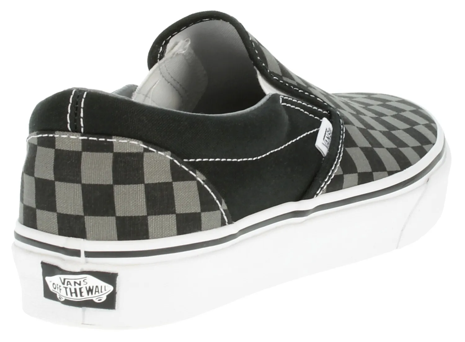 shoes Vans Classic Slip-On - Black/Pewter Checkerboard