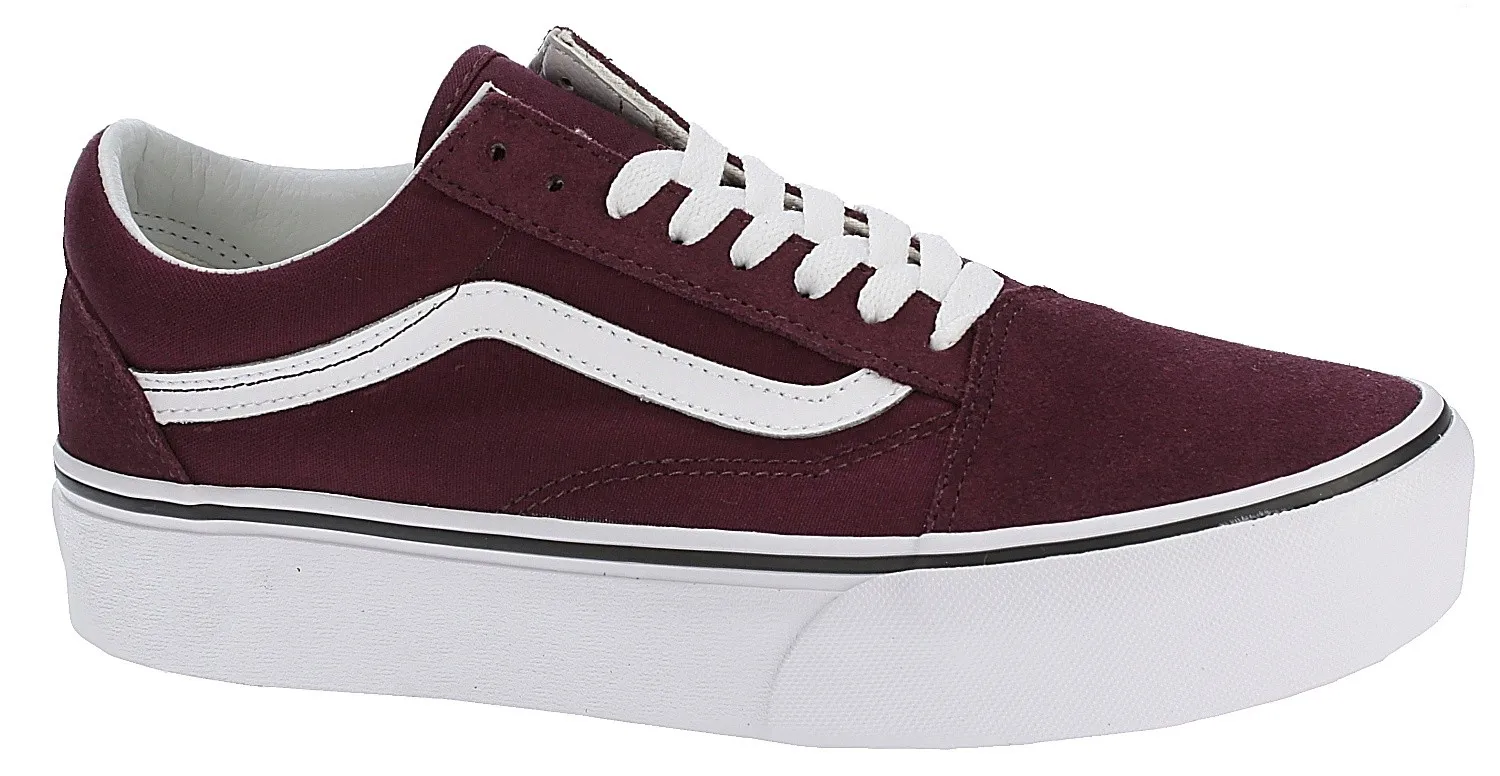 shoes Vans Old Skool Platform - Port Royale/True White