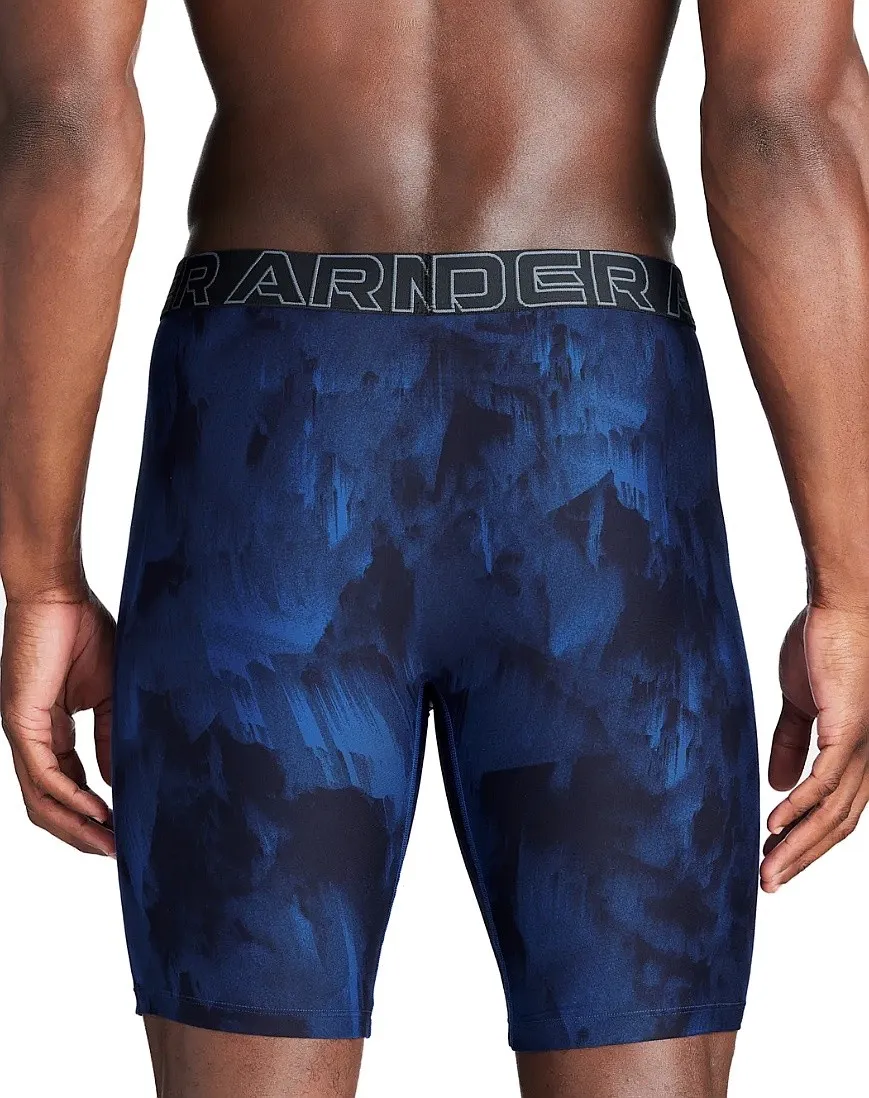 shorts Under Armour Performance Tech Novelty 9in 3 Pack - Blue Camo/Black/Gray - men´s