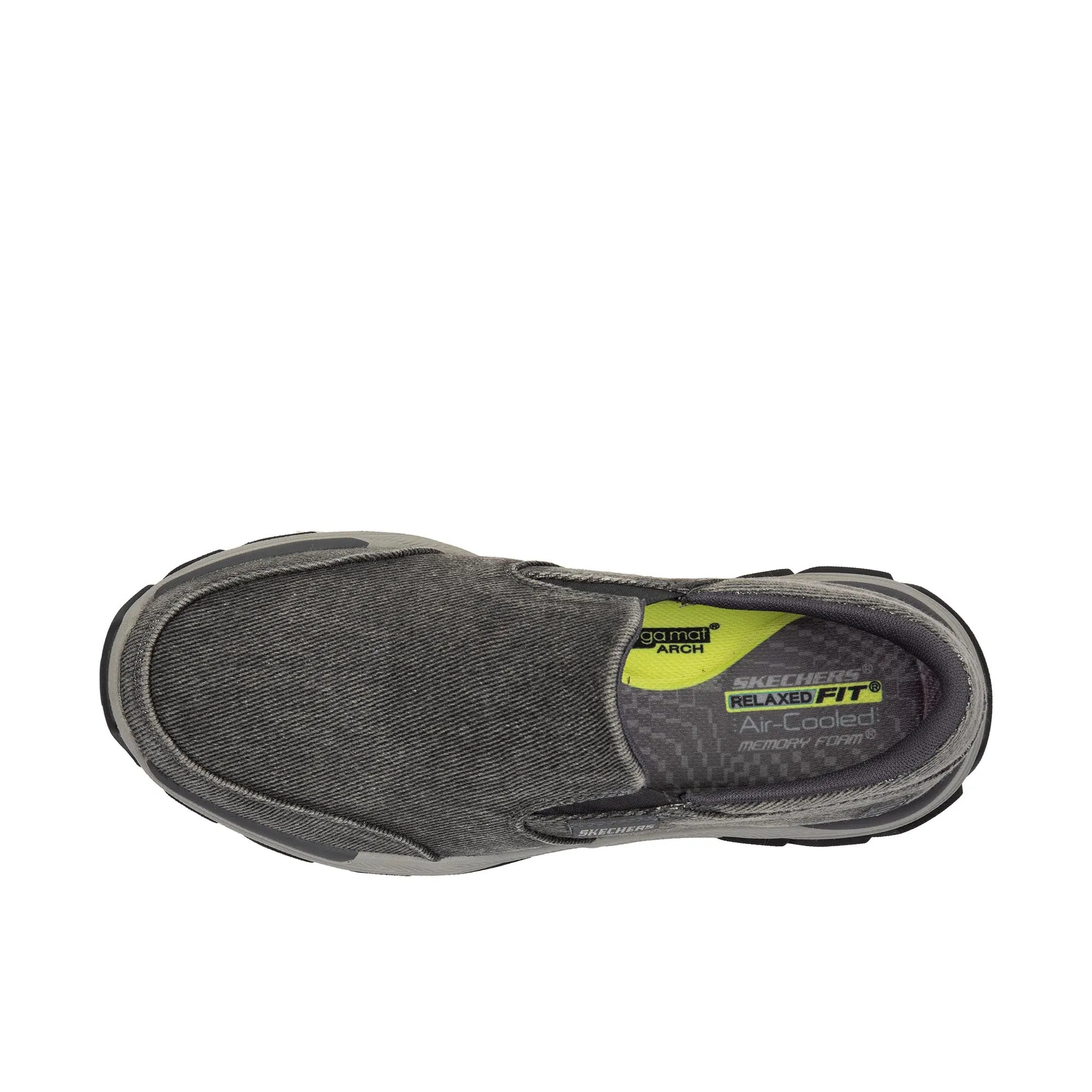 Skechers Canvas Slip On Charcoal