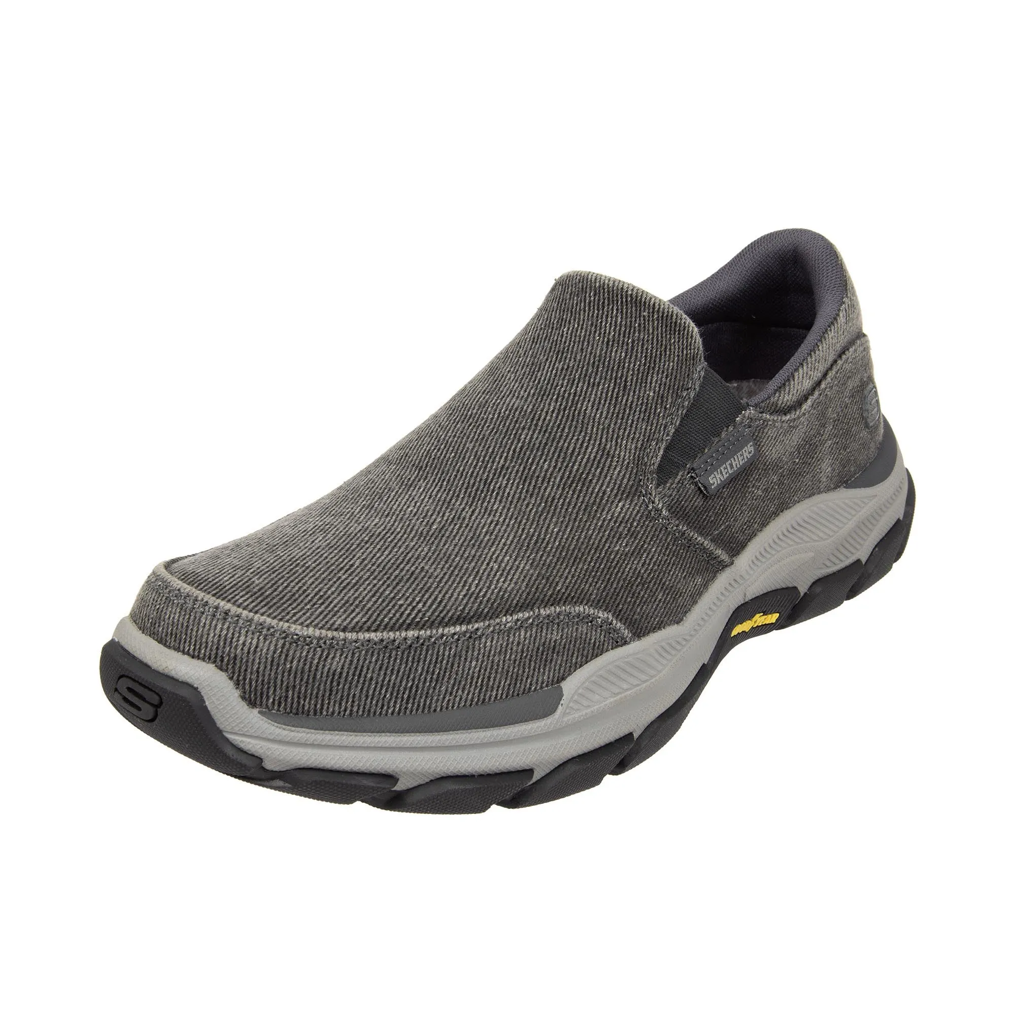 Skechers Canvas Slip On Charcoal