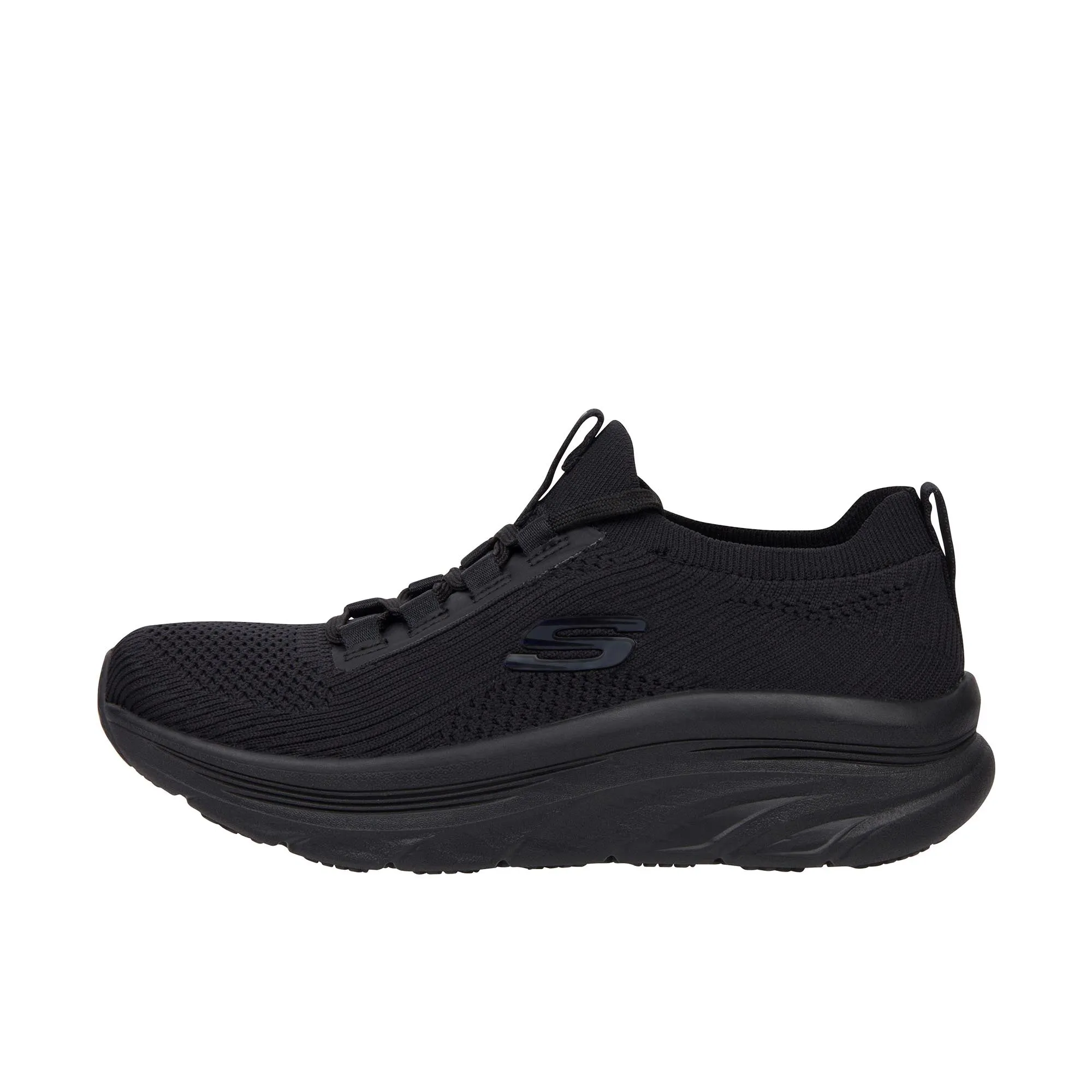 Skechers DLux Walker Ozema Soft Toe Black Women's Shoes