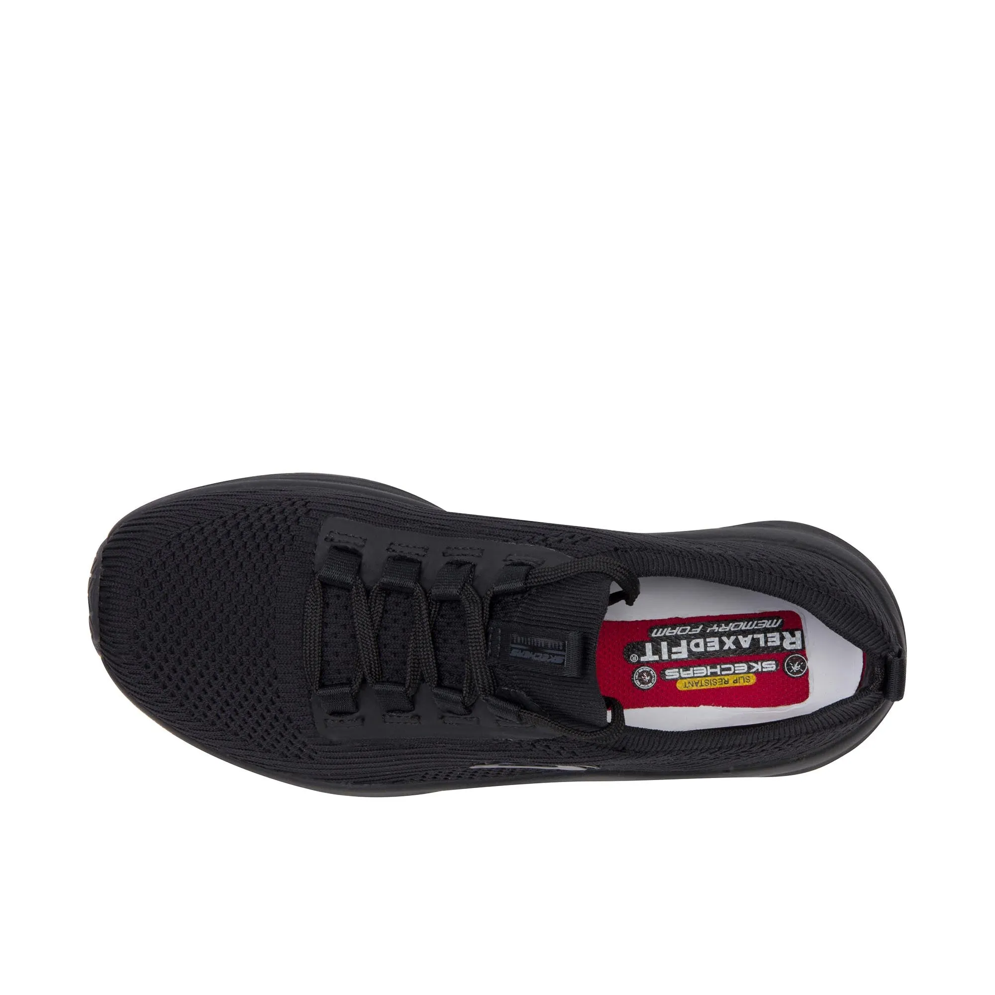 Skechers DLux Walker Ozema Soft Toe Black Women's Shoes