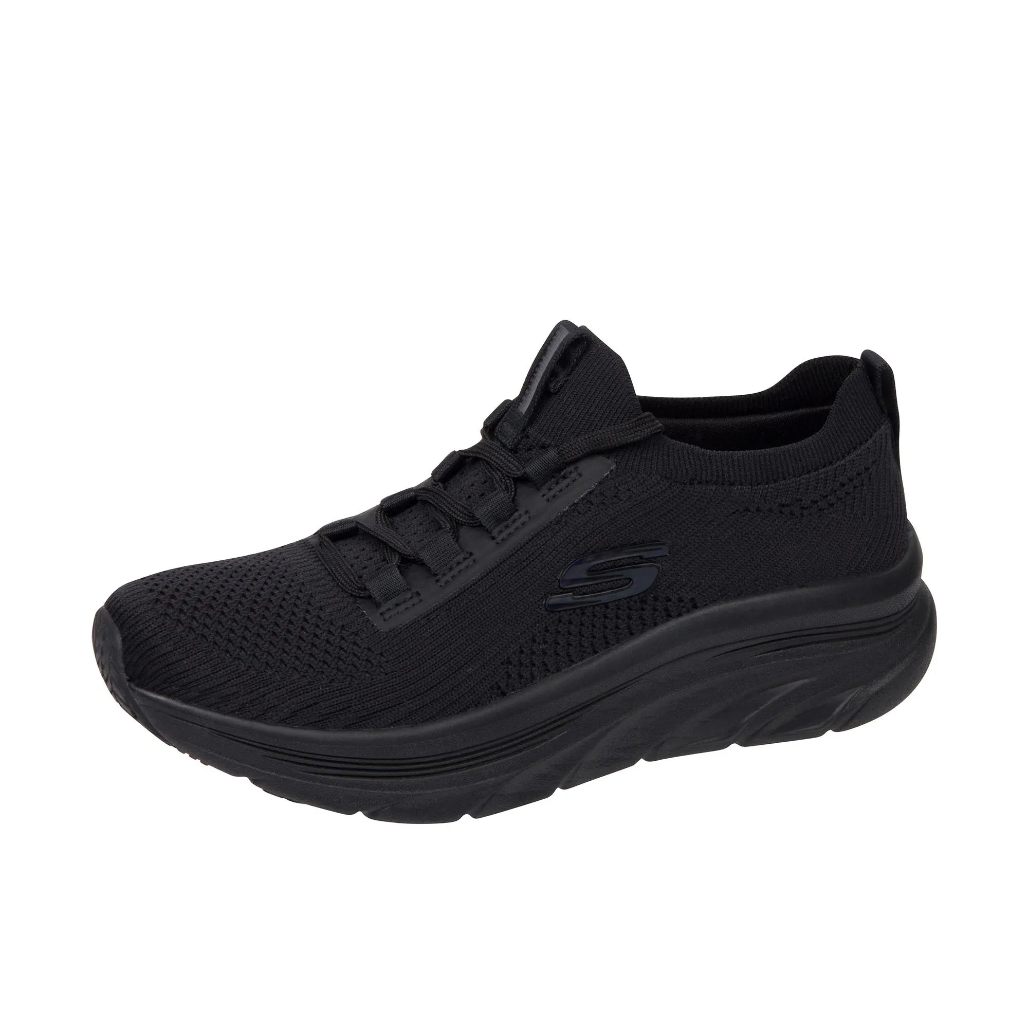 Skechers DLux Walker Ozema Soft Toe Black Women's Shoes