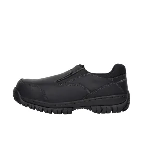 Skechers Hartan Black Steel Toe Shoes