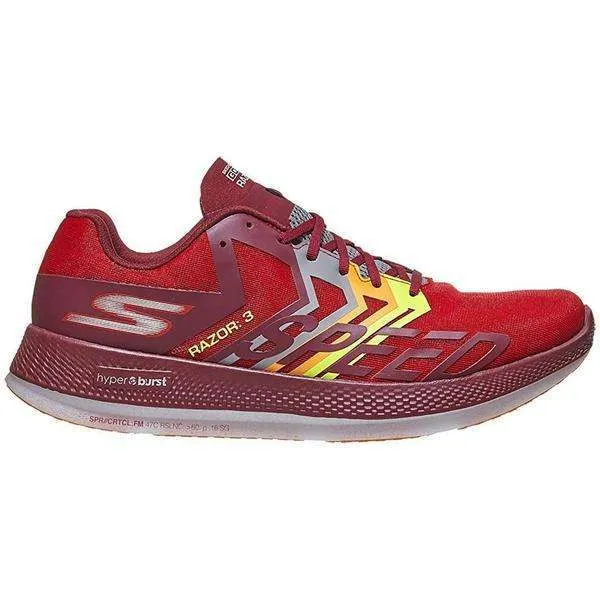 Skechers Men’s GOrun Razor 3 Hyper Shoe – Red