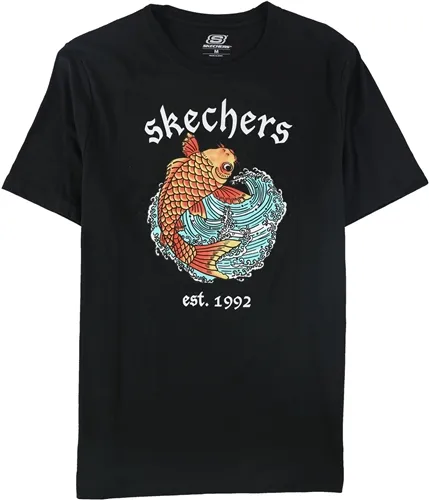 Skechers Mens Koi Wave Graphic T-Shirt