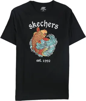 Skechers Mens Koi Wave Graphic T-Shirt