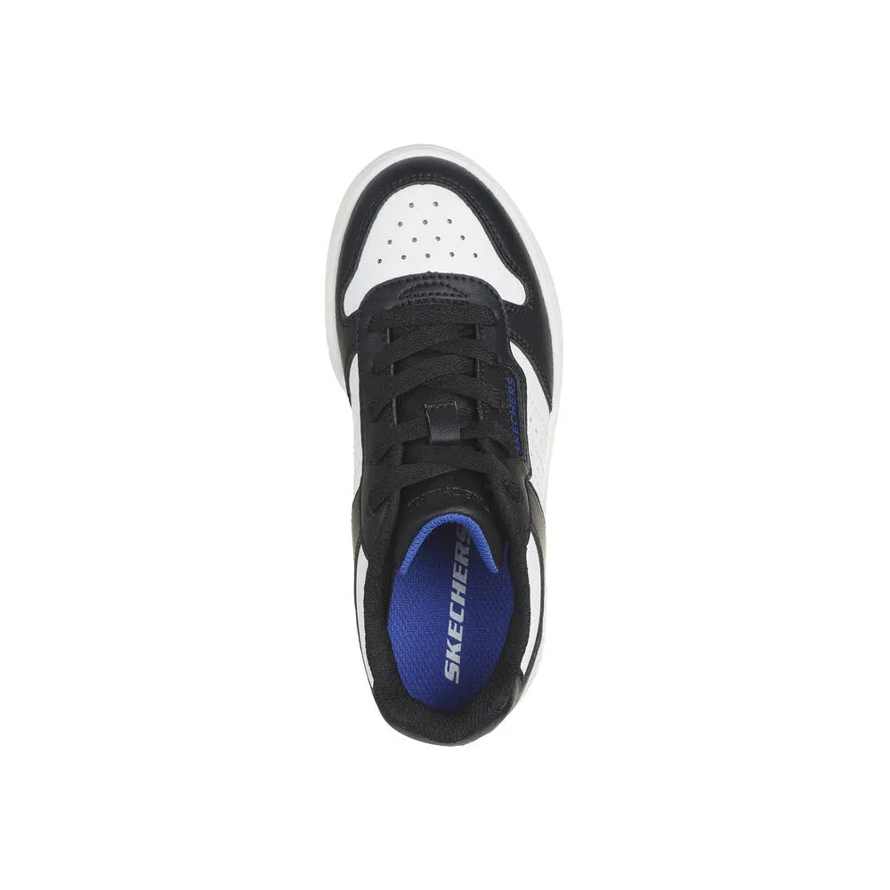 SKECHERS QUICK STREET BLACK/WHITE - KIDS