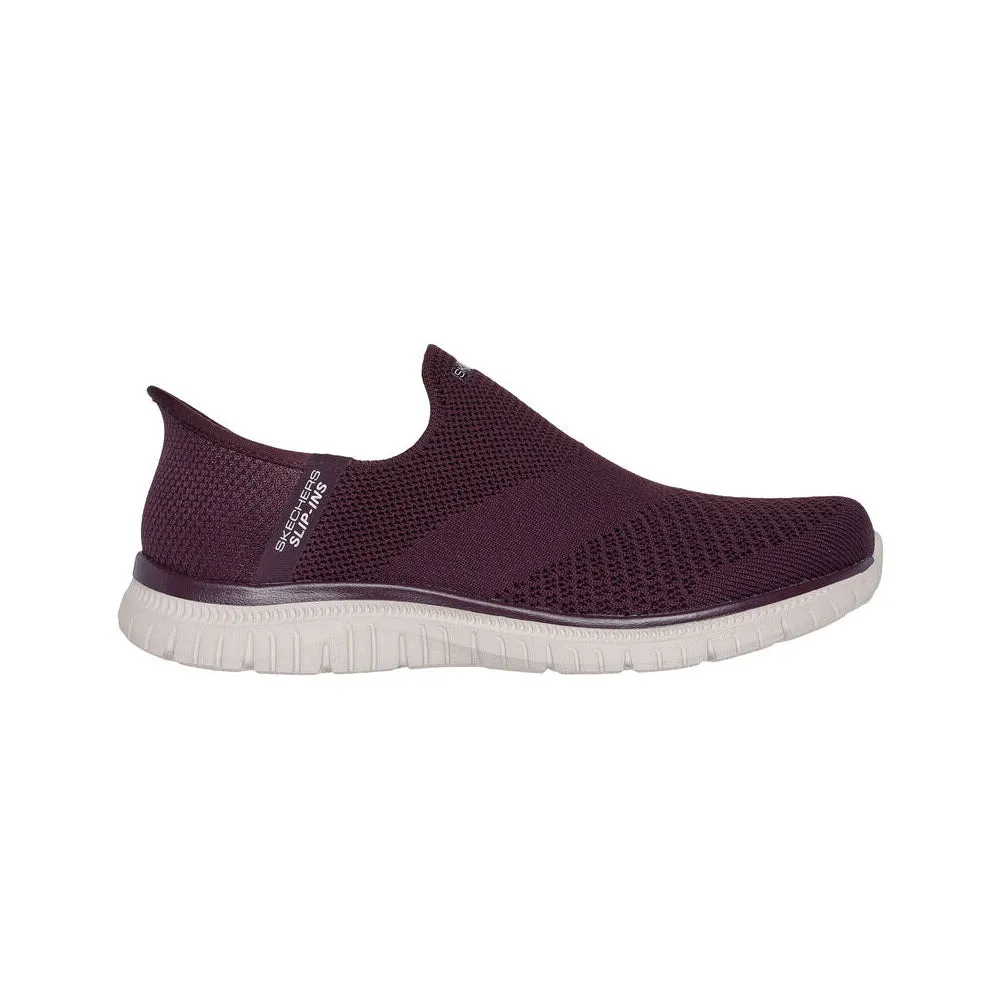 SKECHERS SLIP INS VIRTUE SLEEK WINE - WOMENS