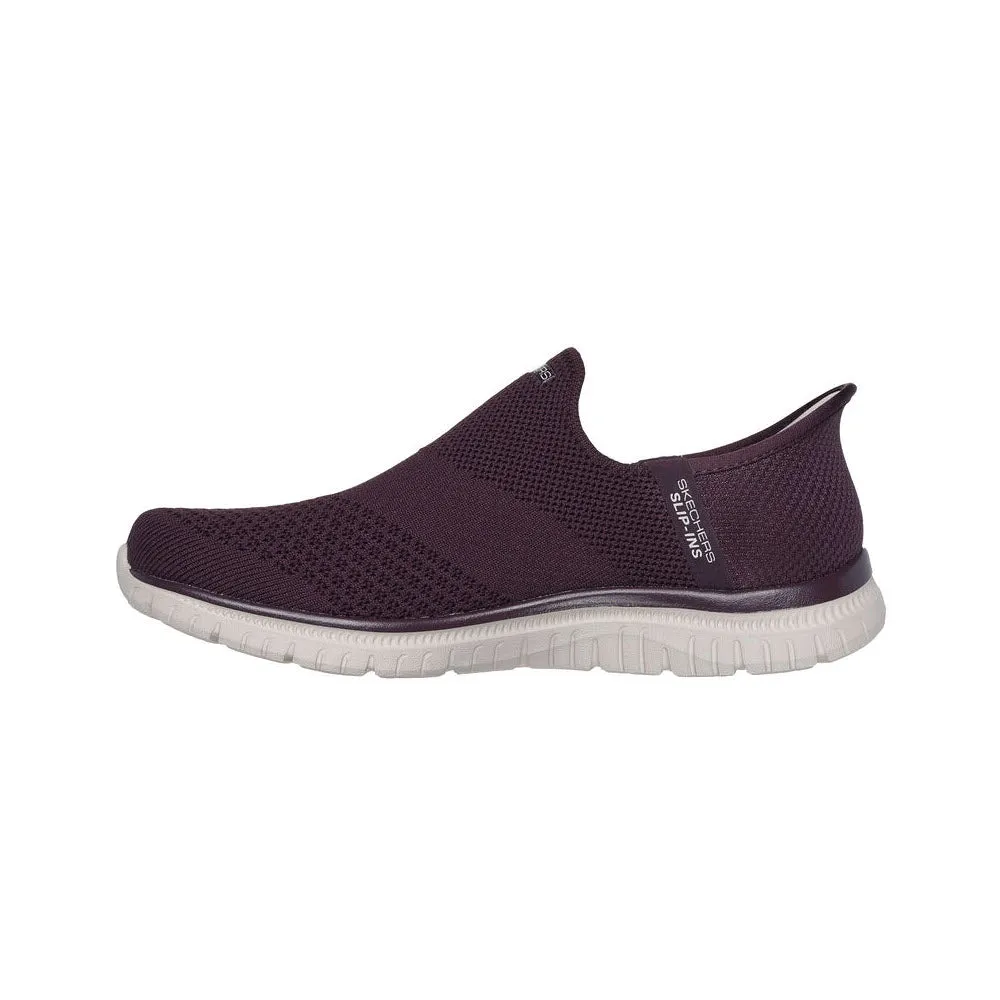 SKECHERS SLIP INS VIRTUE SLEEK WINE - WOMENS