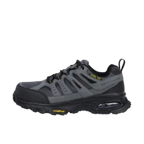 Skechers Steel Toe Grey/Black Shoes - Skech Air Envoy