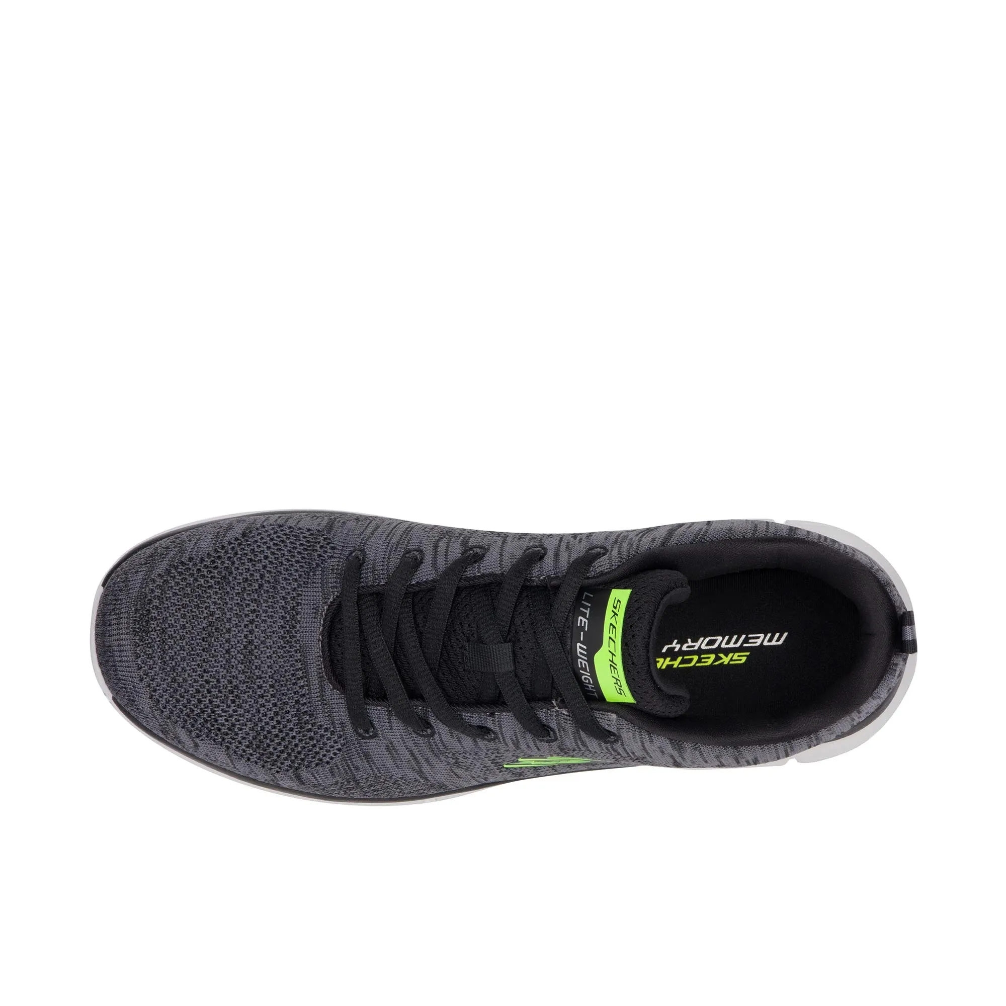 Skechers Track - Charcoal/Black Front Runner