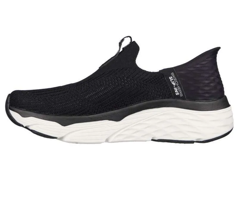 Skechers Women’s Slip-ins: Max Cushioning Smooth – Black/White