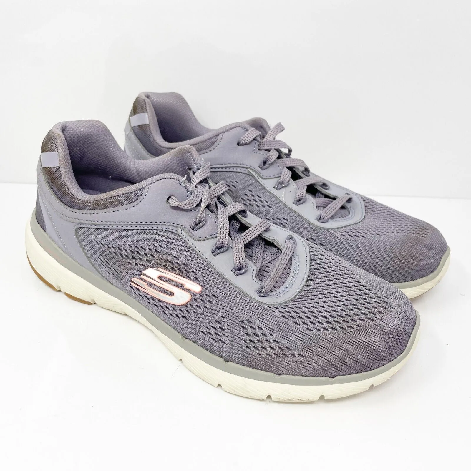 Skechers Womens Flex Appeal 3.0 Moving Fast Purple Running Shoes Sneakers Sz 8.5