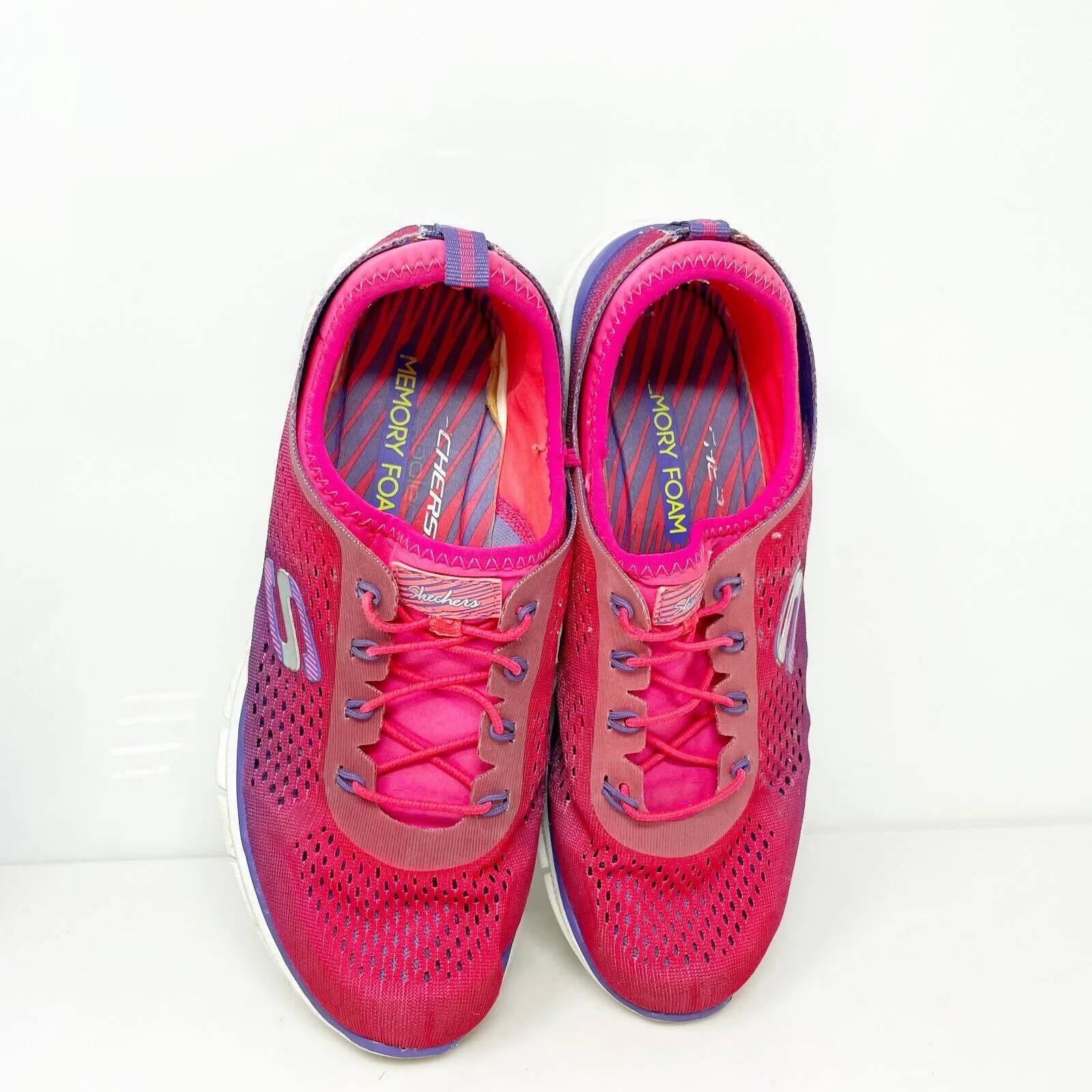 Skechers Womens Glider Fearless 22713 Pink Running Shoes Sneakers Size 8