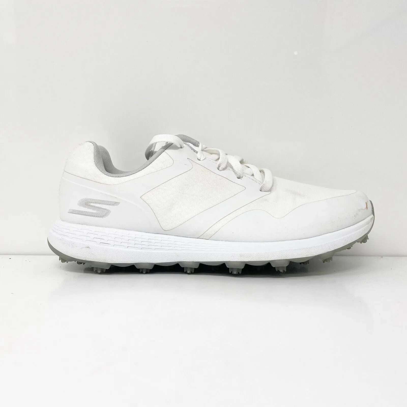 Skechers Womens Go Max Fade 14876 White Golf Cleats Shoes Size 6