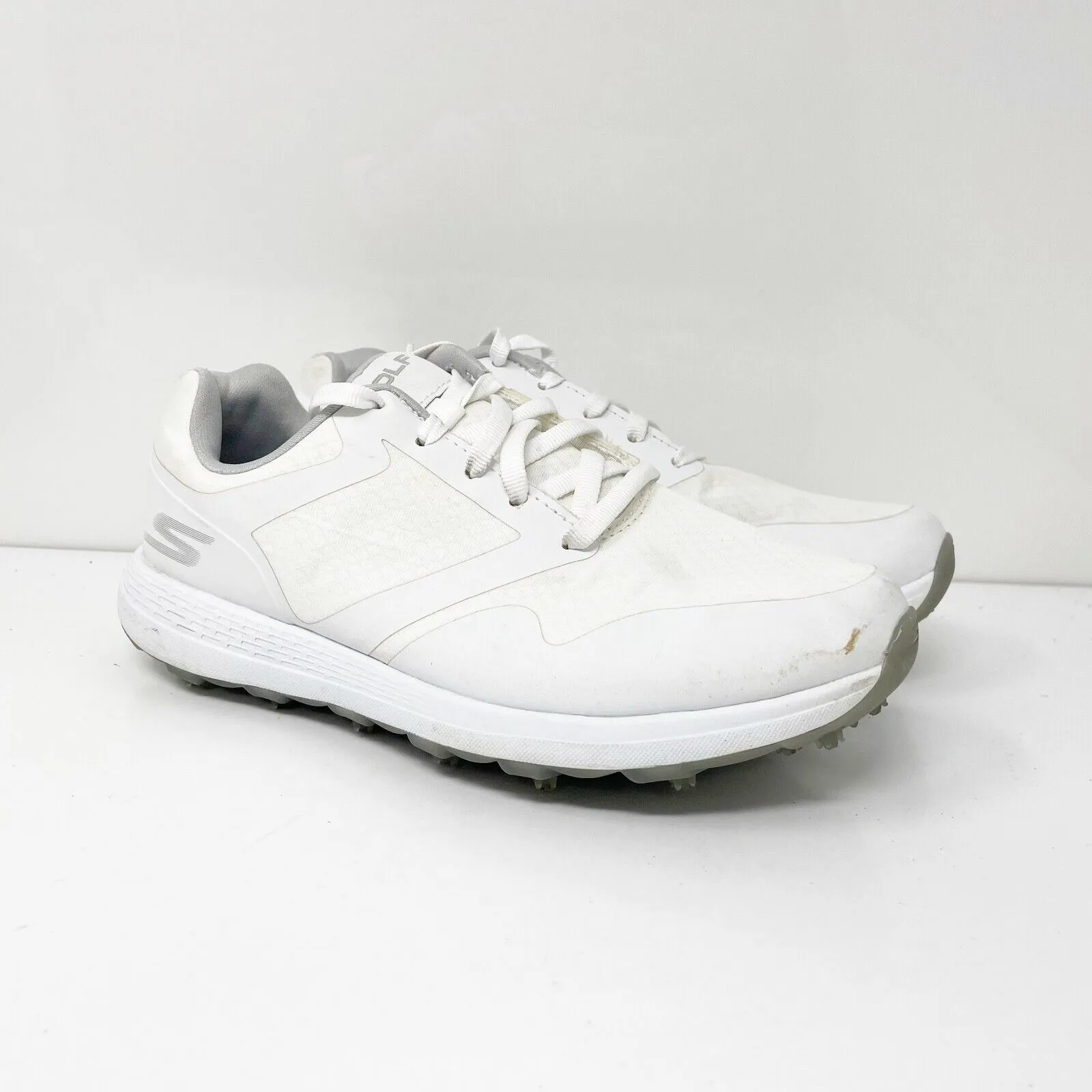 Skechers Womens Go Max Fade 14876 White Golf Cleats Shoes Size 6