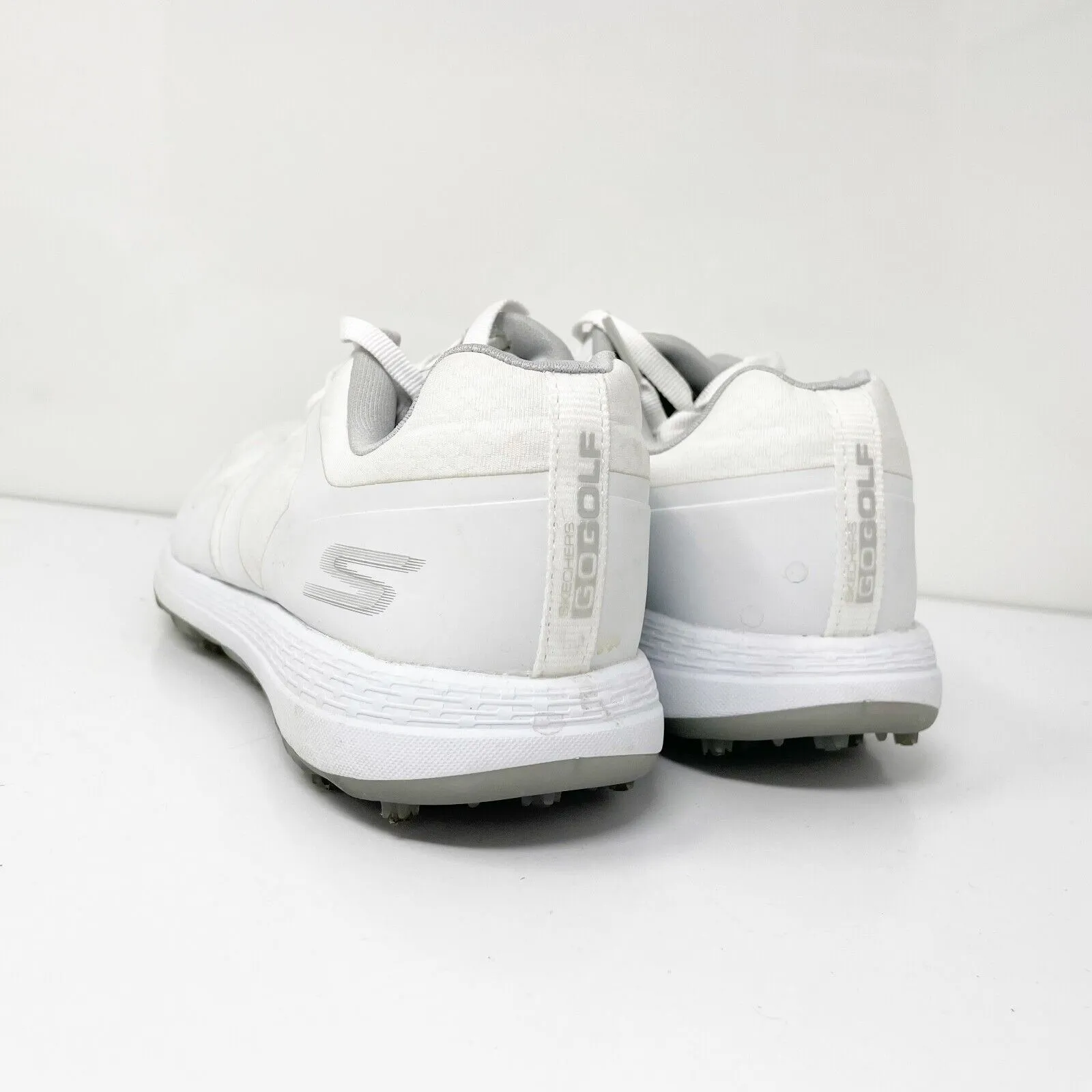 Skechers Womens Go Max Fade 14876 White Golf Cleats Shoes Size 6